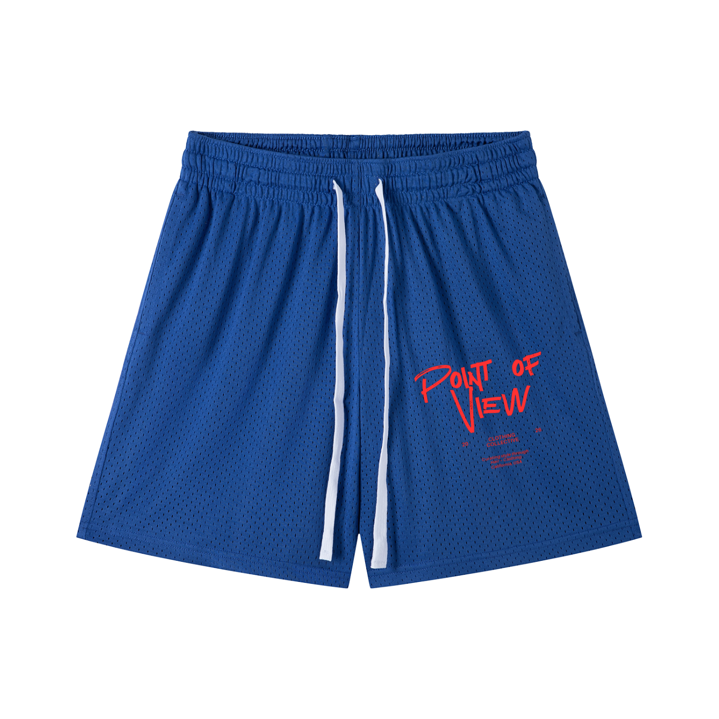 Mesh Drawstring Shorts